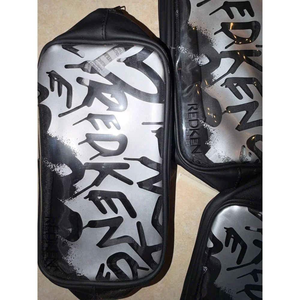 Redken Graffiti Cosmetic Bag‎ Stylist Hair Care Clear Makeup Travel Pouches 5